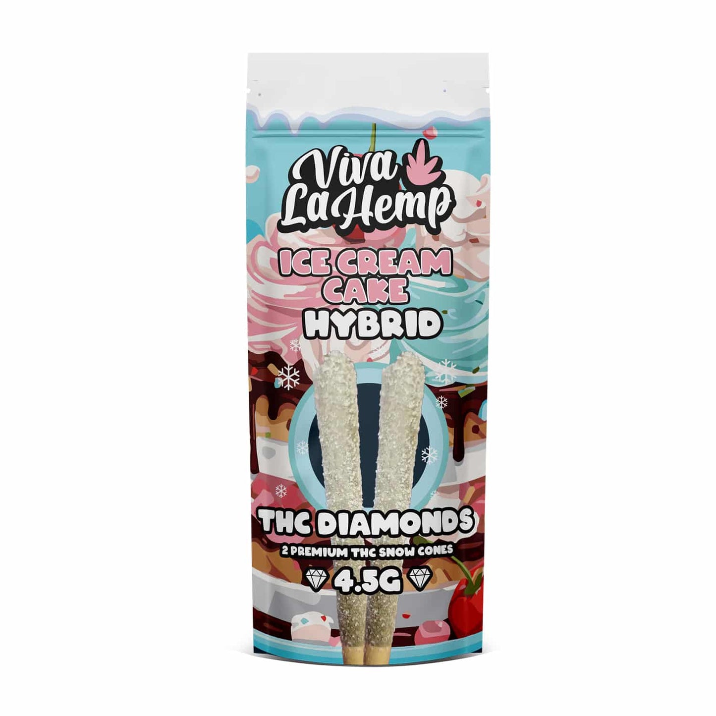 Viva La Hemp 2 Premium Thc Prerolls Ice Cream Cake