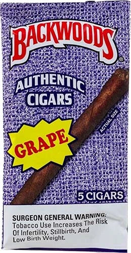 Backwoods 5 Pack Cigars Grape