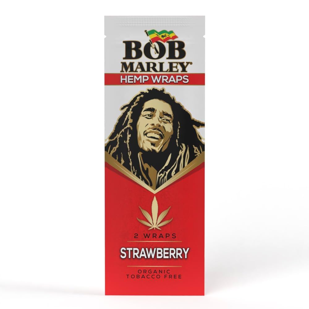 Bob Marley Hemp Wrap Strawberry 2 Pack