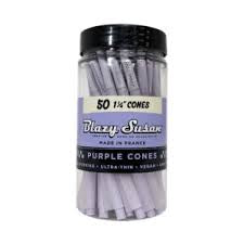 Blazy Susan Purple 50 Count Cones 1 1/4 Size