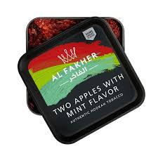Alfakher Two Apples With Mint Flavored Tabcoo 250g
