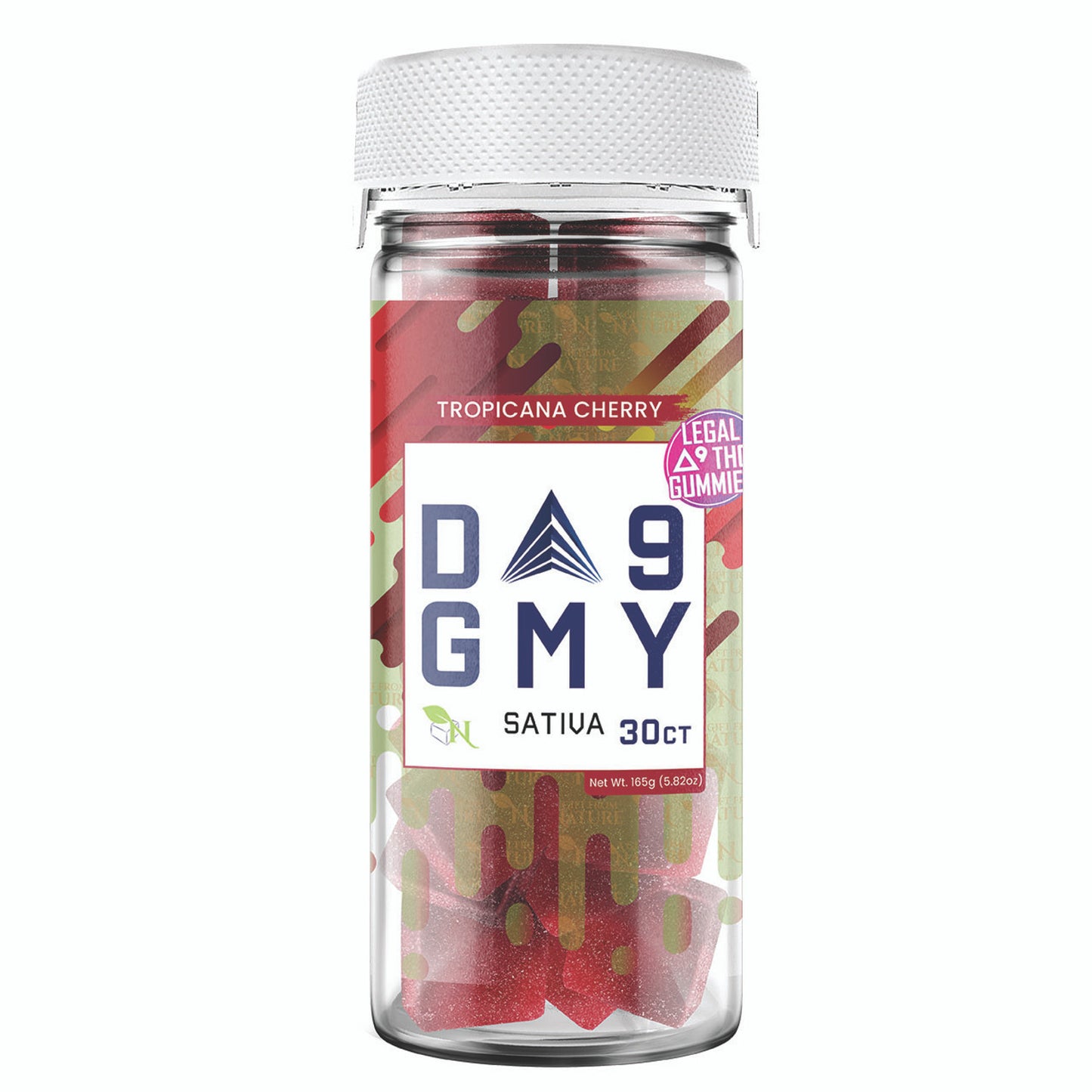 Delta 9 Gummy’s 30 Count 27mg Per Gummy Tropicana Cherry Stavia