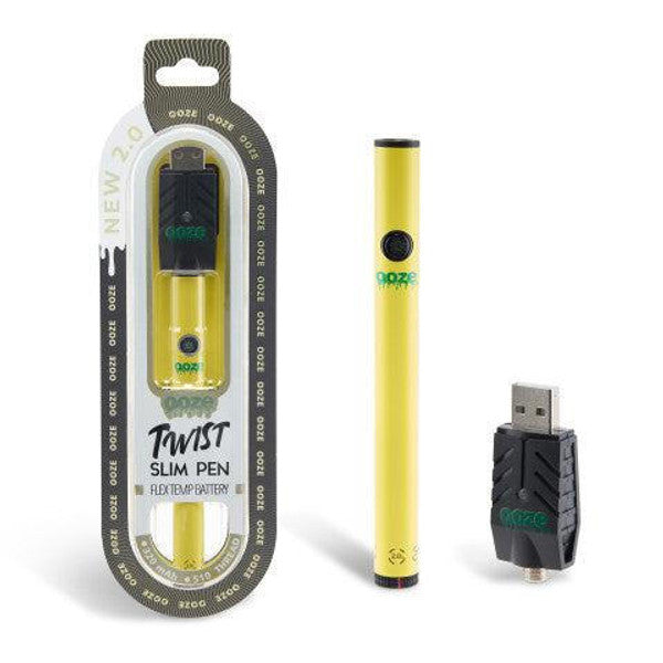 Ooze Twist Slim Pen Battery Yellow