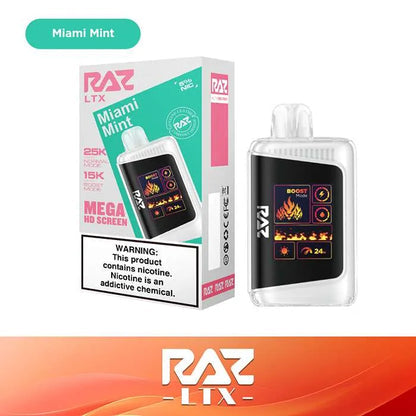 Raz Miami Mint 25k Puffs