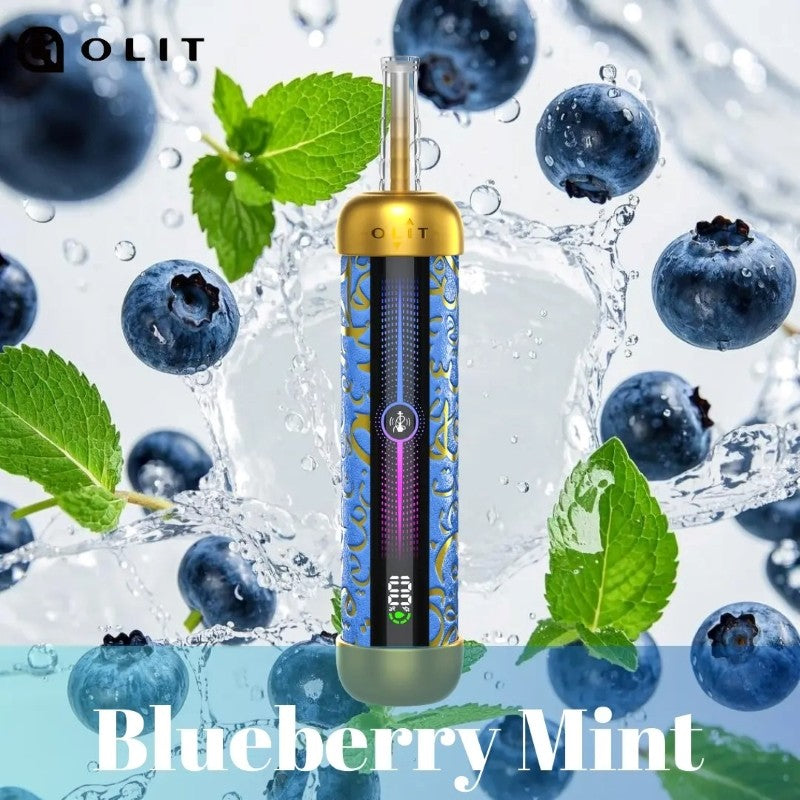 OLIT Hookalit Blueberry Mint 0.35 Nic Strength 60k Puffs