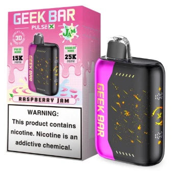 Geek Bar Pulse X Raspberry Jam 25K Puffs