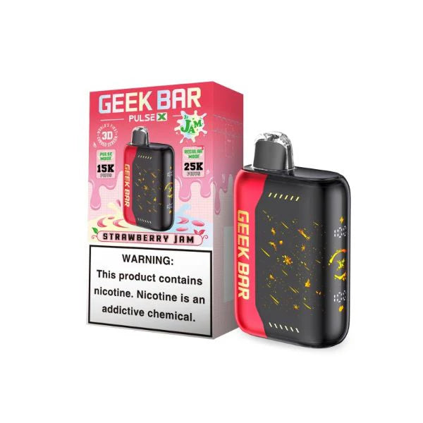 Geek Bar Pulse X Strawberry Jam 25K Puffs