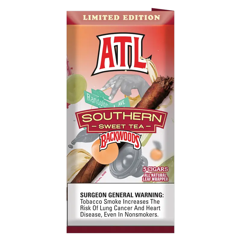 Backwoods ATL Southern Sweet Tea 5 Pack