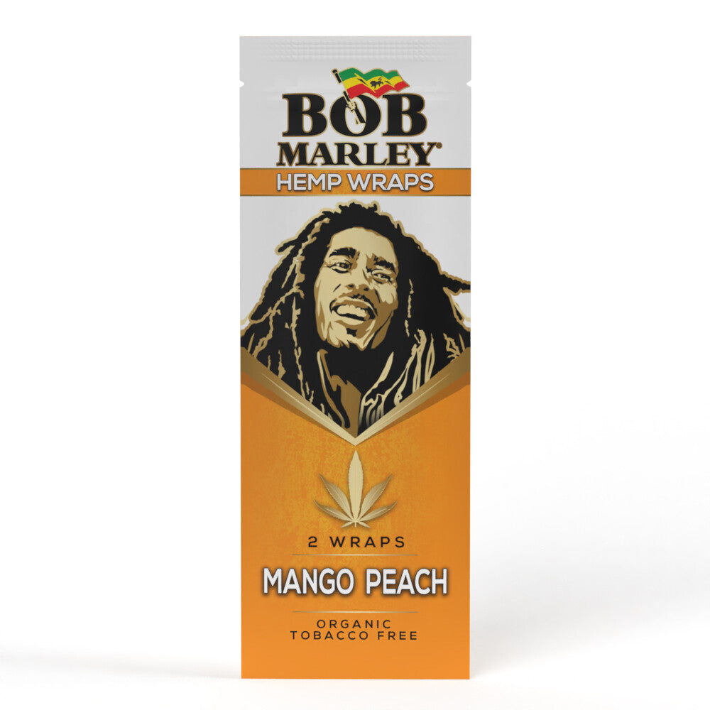 Bob Marley Hemp Wrap Mango Peach 2 Pack