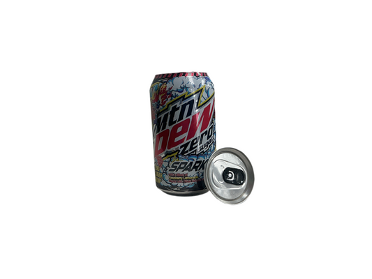 Safe Stash Can Mountain Dew Spark With Raspberry Lemonade Zero Sugar