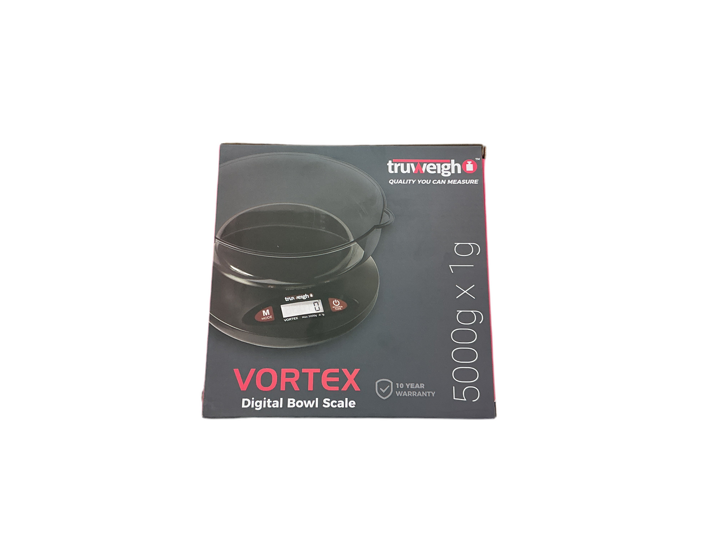Truwight Vortex Digital Bowl Scale Black  5000g Max Capacity