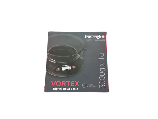 Truwight Vortex Digital Bowl Scale Black  5000g Max Capacity