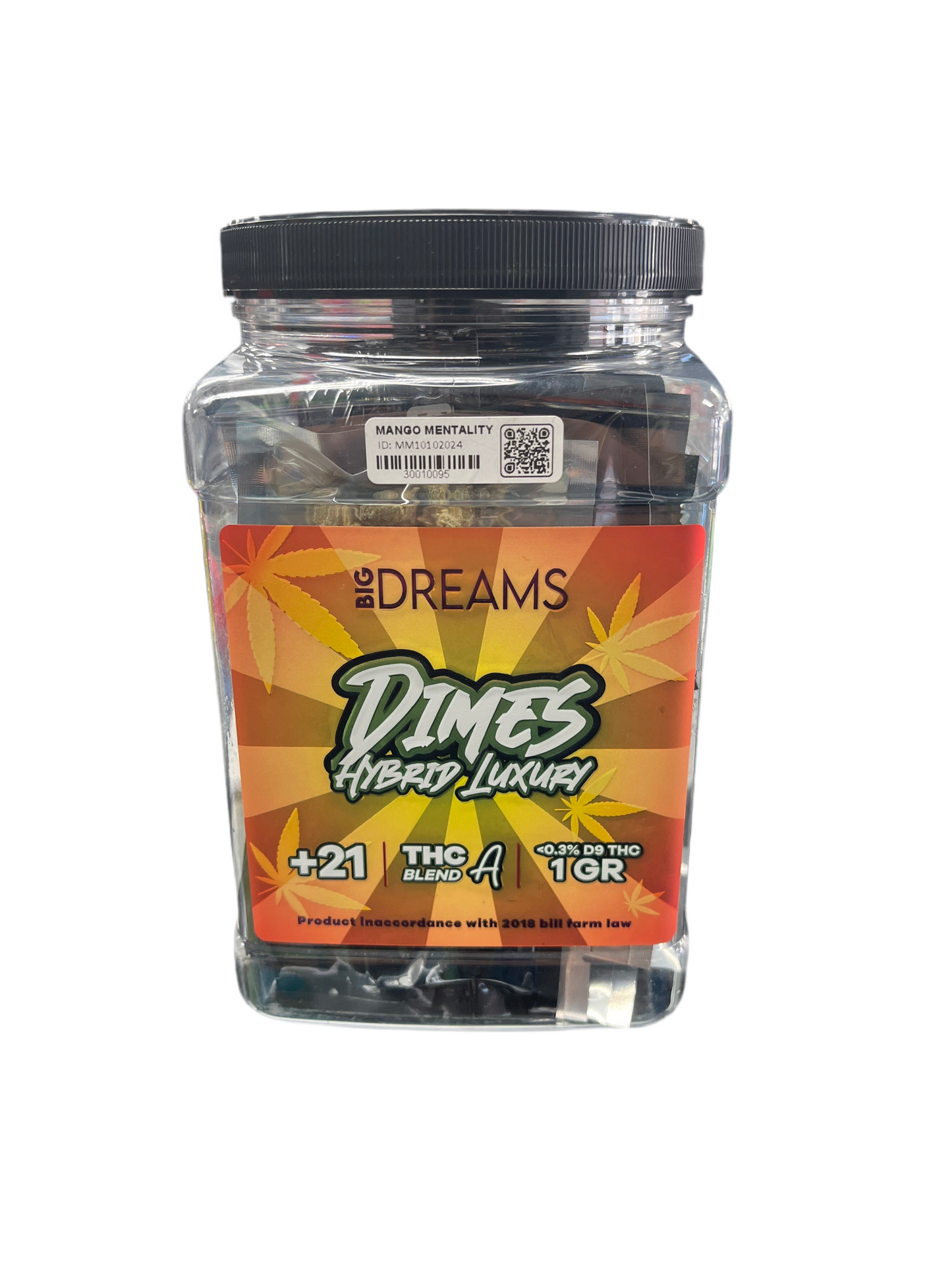 Dimes Hybird Luxury Flower 1g Mango Mentality