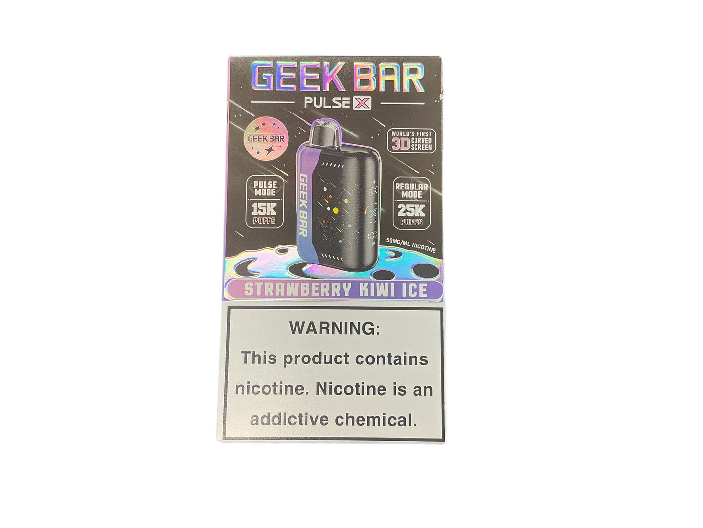 Geek Bar Pulse X Strawberry Kiwi Ice 25K Puffs