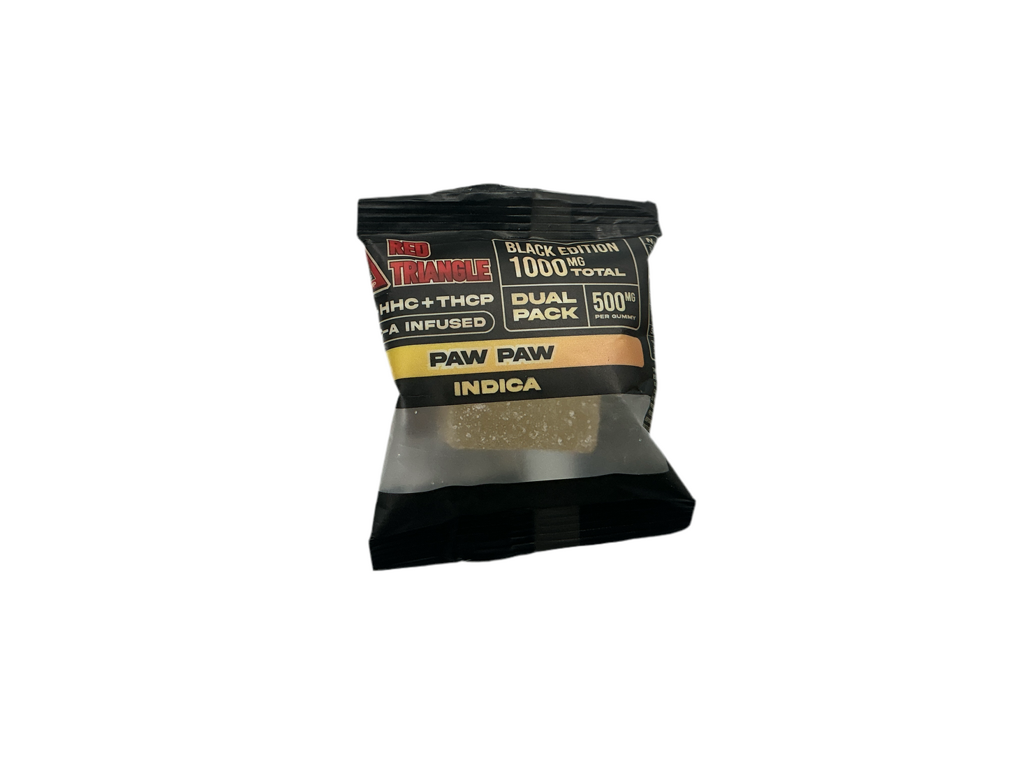 Triangle Thc Black Edition Indica 2 Pack 500mg Per Gummy