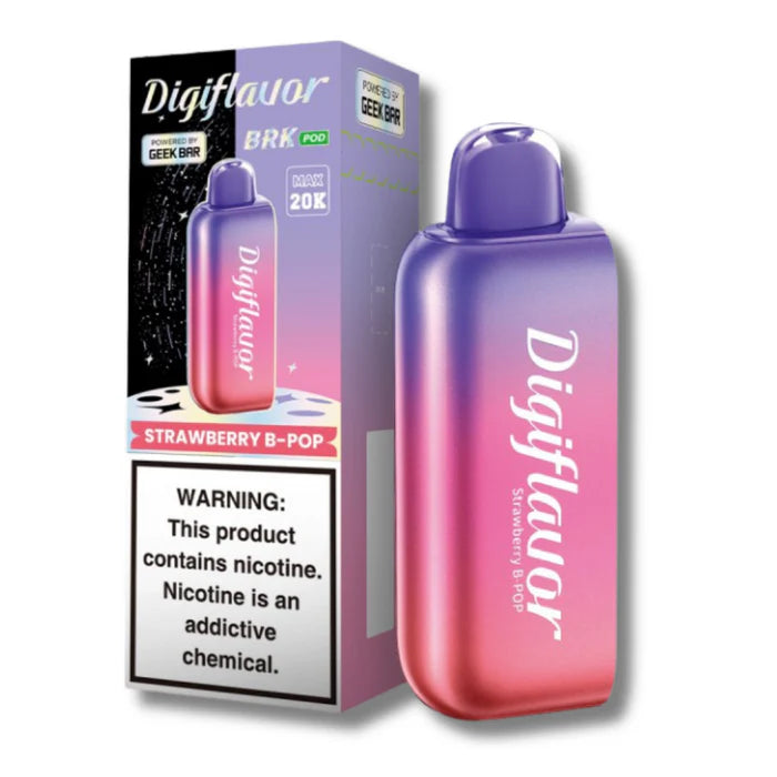 Digi flavor Strawberry b-pop 20k puffs