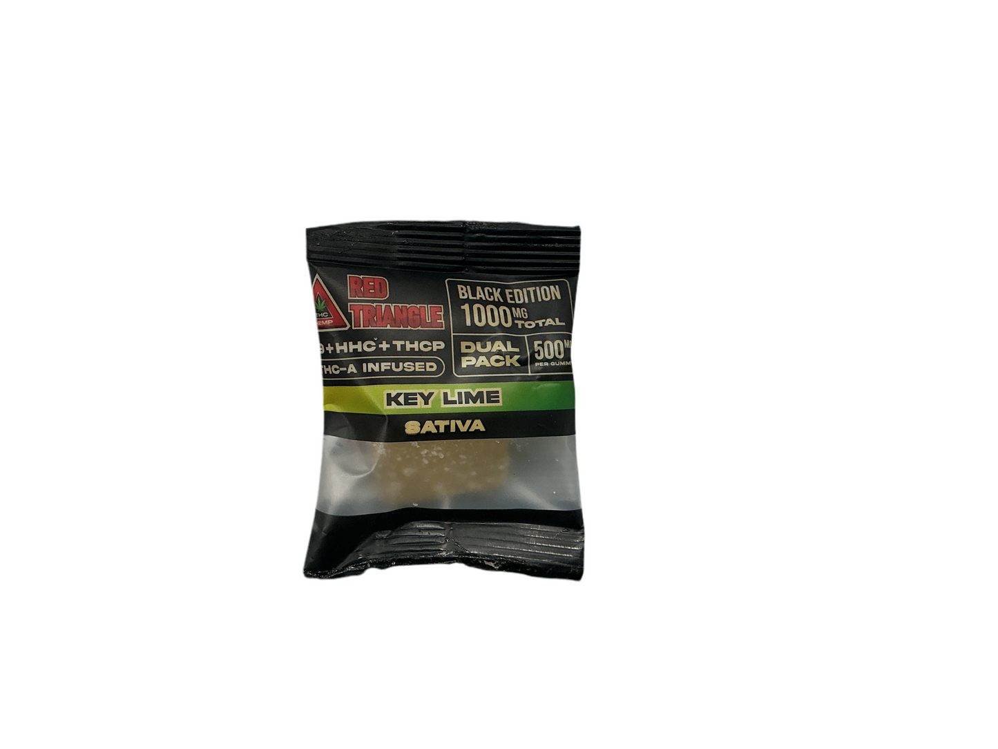 Triangle Thc Black Edition Sativa 2 Pack 500mg Per Gummy