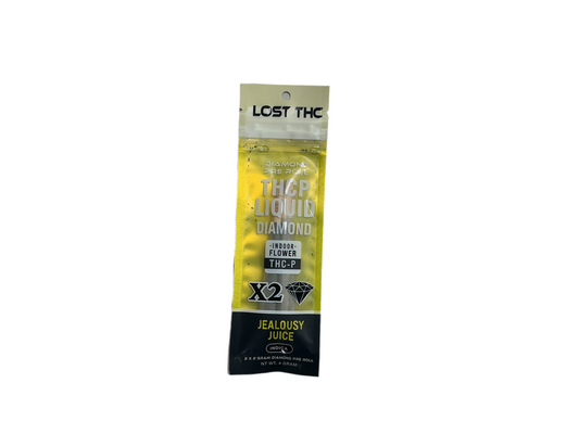 Lost THC-P Preroll Liquid Diamond Jealousy Juice Indica