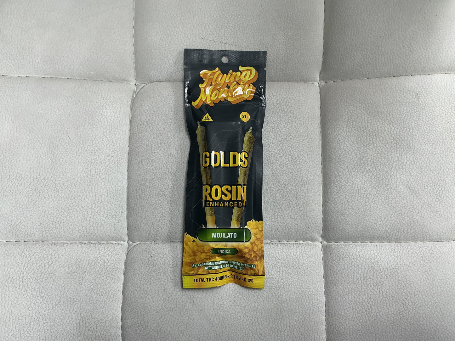 Flying Monkey Gold Rosin Preroll 2g Mojilato Indica
