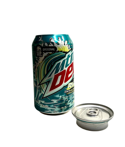 Safe Stash Can Mountain Dew Baja Blast