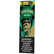 Zig Zag Apple 2 Cigar Per Pack