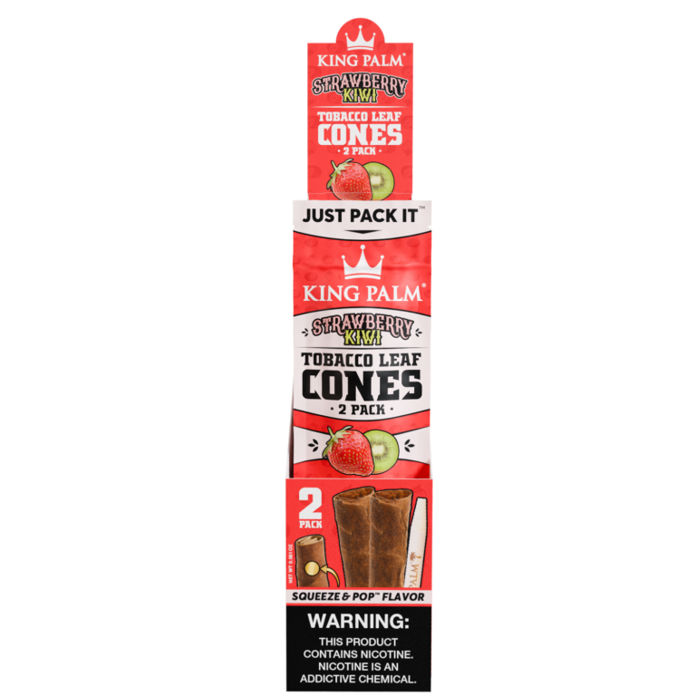 King Palm Strawberry Kiwi King Size Cones 2 Per Pack