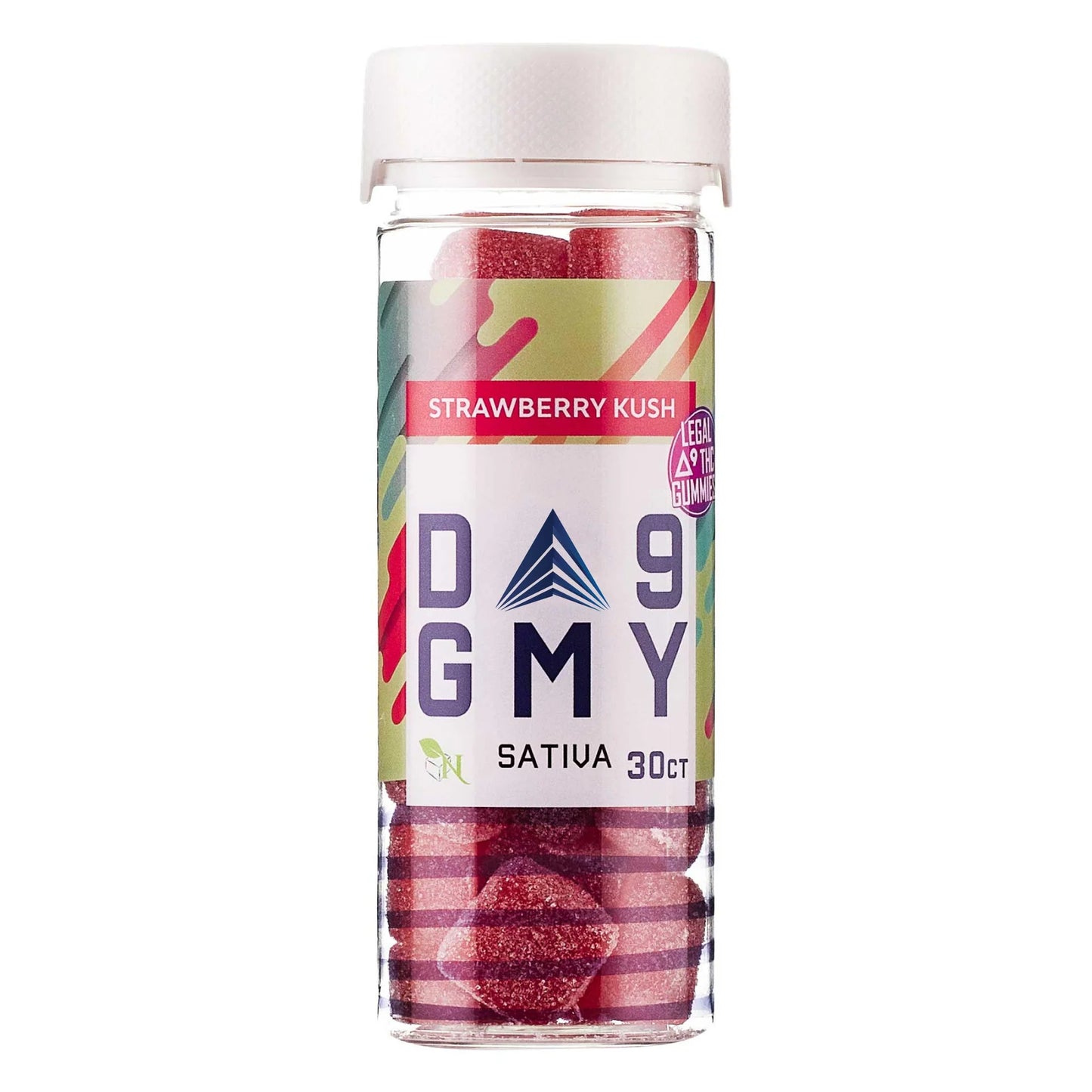 Delta 9 Gummy’s 30 Count 27mg Per Gummy Strawberry Kush Stavia