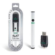 Ooze Twist Slim Pen Battery White