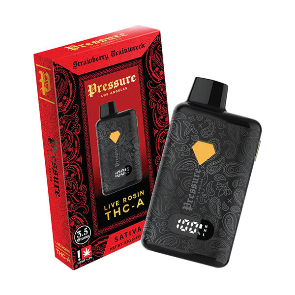 Pressure Los Angeles 3.5 Gram Cart Strawberry Trainwreck Sativa