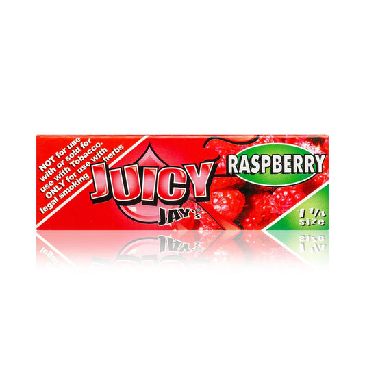 Juicy Jay’s Rolling Paper 1 1/4 Size Raspberry