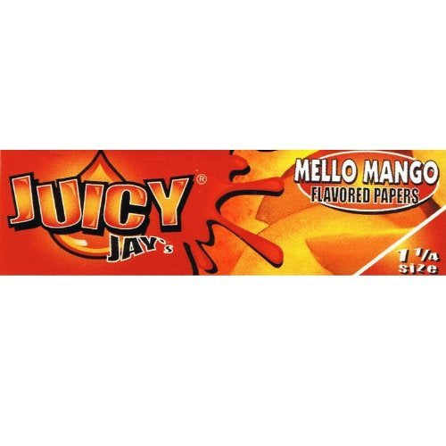 Juicy Jay’s Rolling Paper 1 1/4 Size Mello Mango