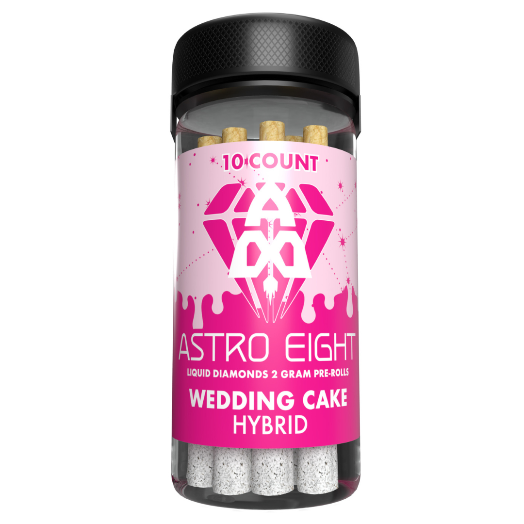 Astro Eight 2 Gram Preroll Wedding Cake Hybird