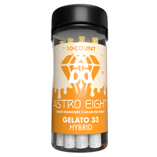Astro Eight 2 Gram Preroll Gelato 33 Hybrid