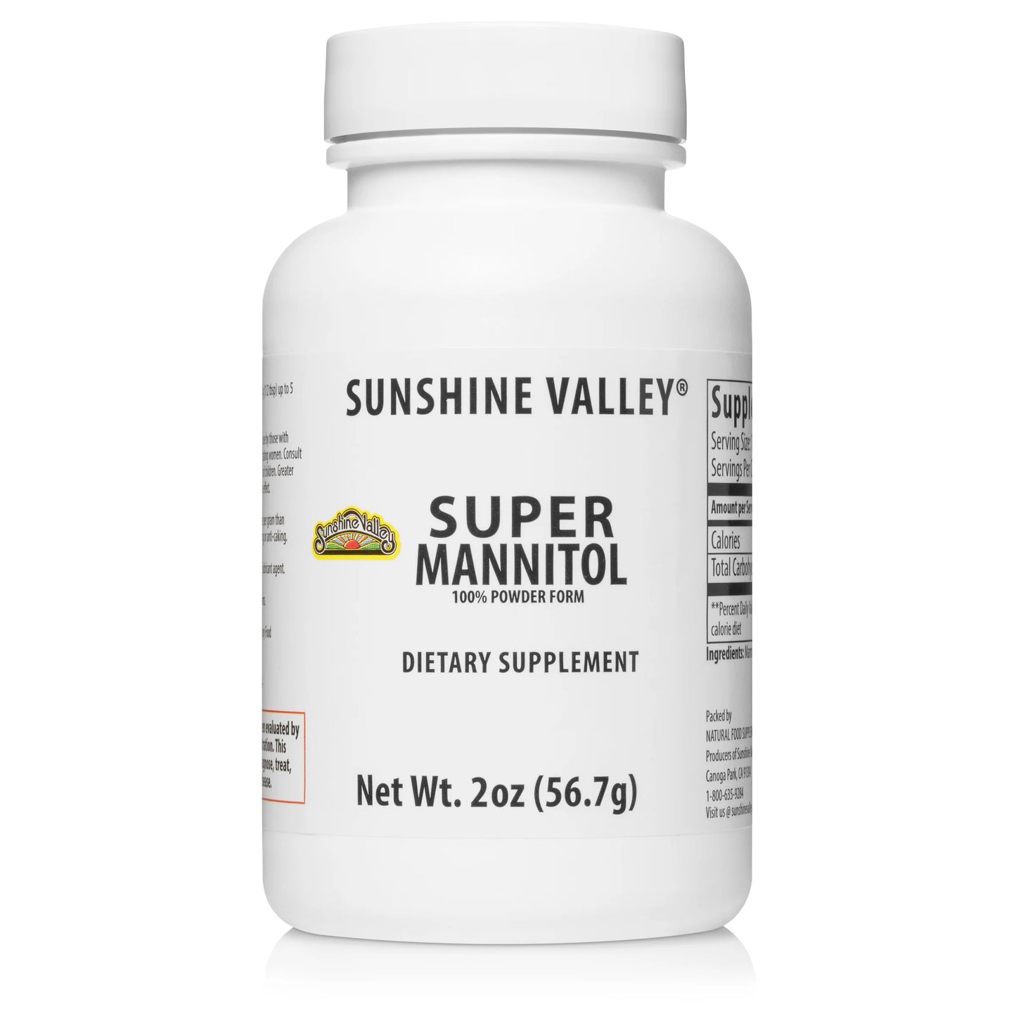 Sunshine Valley Super Mannitol 100% Powder Foam 2oz