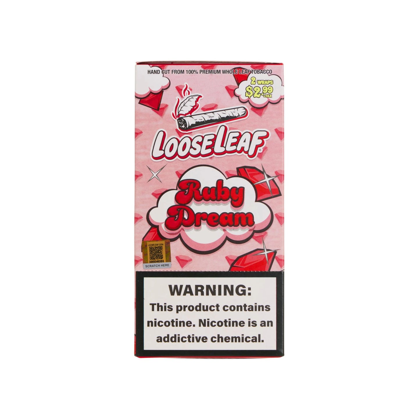 Looseleaf Ruby Dream 2 Wraps Per Pack