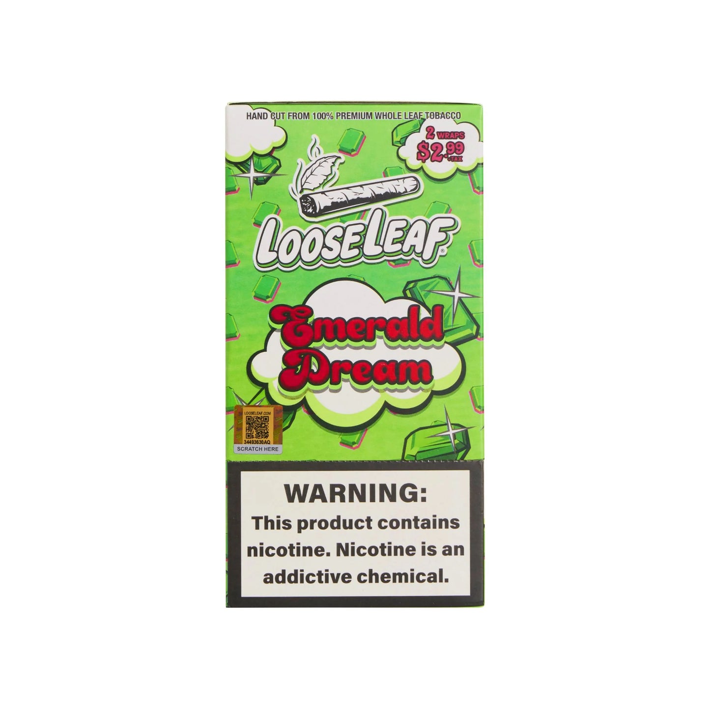 Looseleaf Emerald Dream 2 Wraps Per Pack