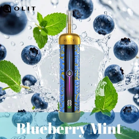 OLIT Hookalit Blueberry Mint 0.35 Nic Strength 60k Puffs