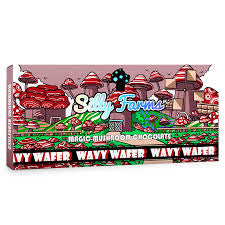 Silly Farms Magic Mushroom Chocolate Wavy Wafer 7G