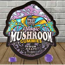 Tre House Magic Mushroom Gummies Sour Grape 15 Gummies Per Pack