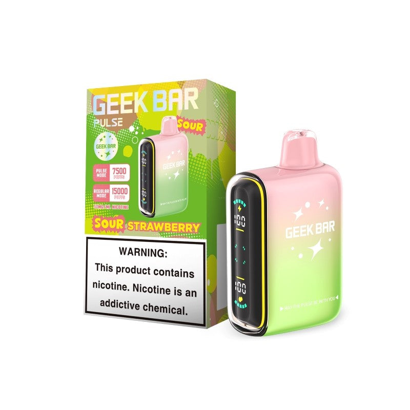 Geek Bar Pulse Sour Strawberry 15K Puffs