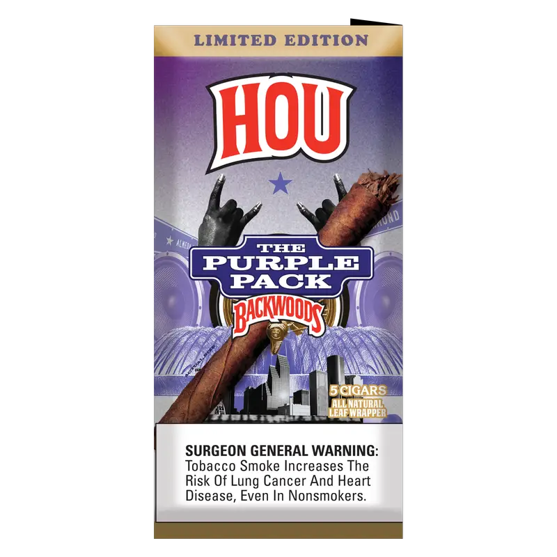 Backwoods HOU Purple Pack 5 Pack