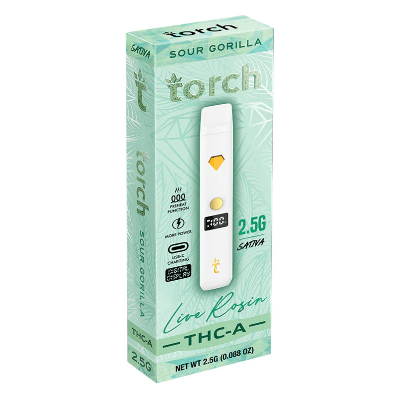 Torch 2.5 Cart Live Resin Sour Gorilla
