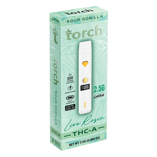Torch 2.5 Cart Live Resin Sour Gorilla